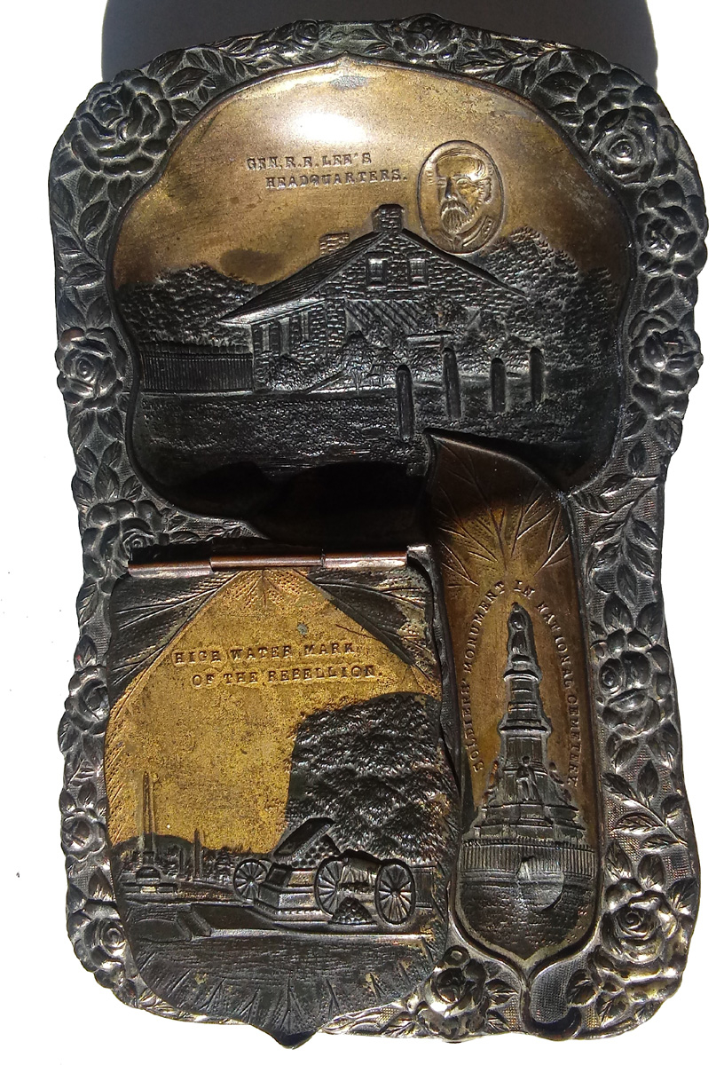 GETTYSBURG SOUVENIR CIGAR HOLDER & ASH TRAY