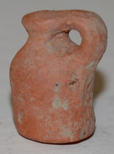 MINIATURE CLAY WHISKEY JUG MADE FROM BATTLEFIELD CLAY/MUD BY LOCAL GETTYSBURG RESIDENTS