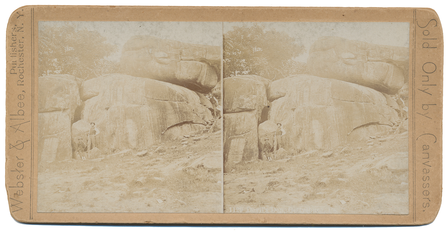 WEBSTER & ALBEE STEREOVIEW OF DEVIL’S DEN
