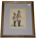 “CAPTAIN PACKE & FENWICK” ROYAL HORSE GUARDS BY ROBERT DIGHTON JUNIOR 1804, ONE OFFICER KILLED AT WATERLOO
