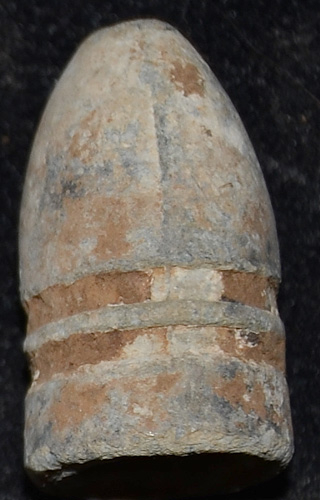 CS .58 CALIBER GARDNER PATENT MINIE BALL RECOVERED FROM CULP’S HILL GETTYSBURG