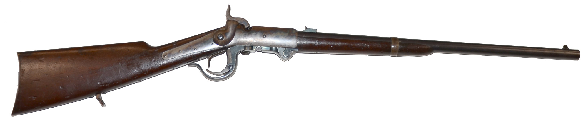 MINTY BURNSIDE CARBINE, FIFTH MODEL, “MODEL OF 1864” SUB-TYPE, FIERY CASE COLORS AND DEEP BARREL BLUE