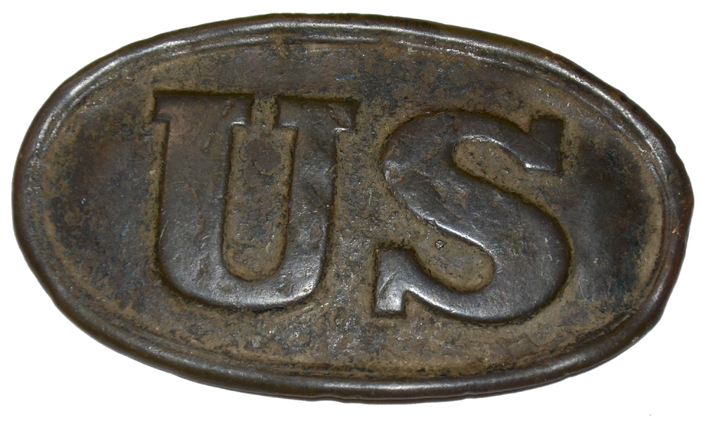 SMALL PATTERN US OVAL CARTRIDGE BOX PLATE