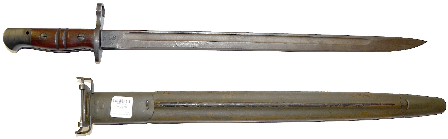 BAYONET FOR THE US MODEL 1917 RIFLE MADE BY WINCHESTER