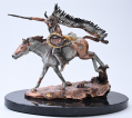THE FINAL CHARGE – CHIEF ROMAN NOSE MIXED MEDIA SCULPTURE, ARTIST PROOF BY CHRISTOPHER PARDELL