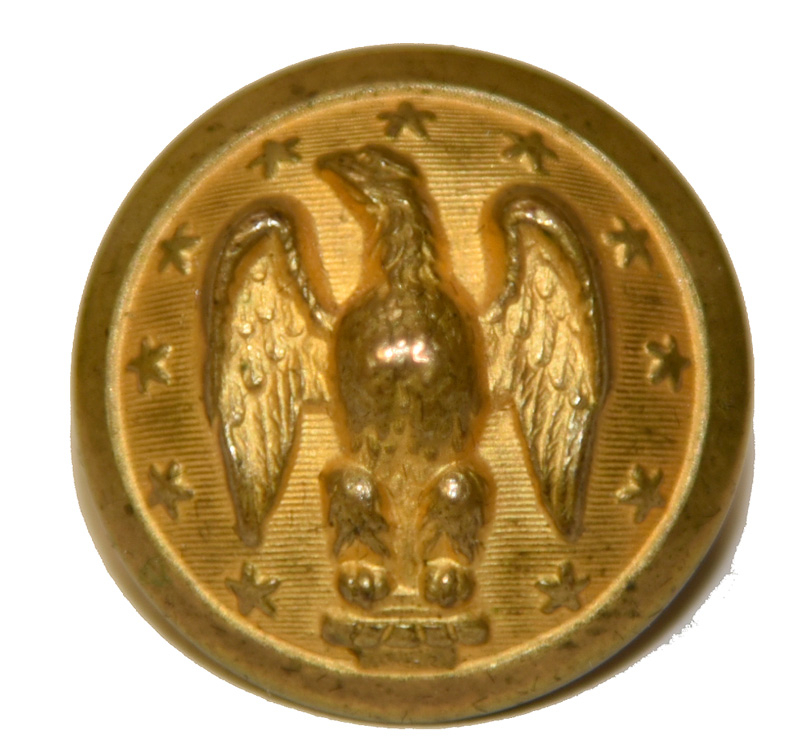 CONFEDERATE STAFF OFFICER’S COAT BUTTON