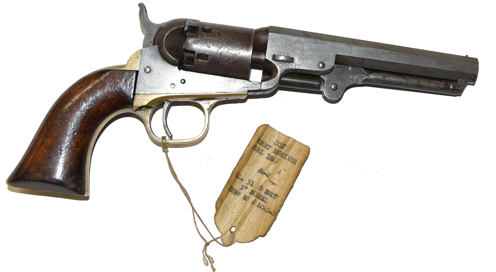 MODEL 1849 COLT POCKET REVOLVER MANUFACTURED IN 1866 — Horse Soldier