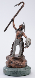 “CLAN LEADER” MIXED MEDIA SCULPTURE BY CHRISTOPHER PARDELL
