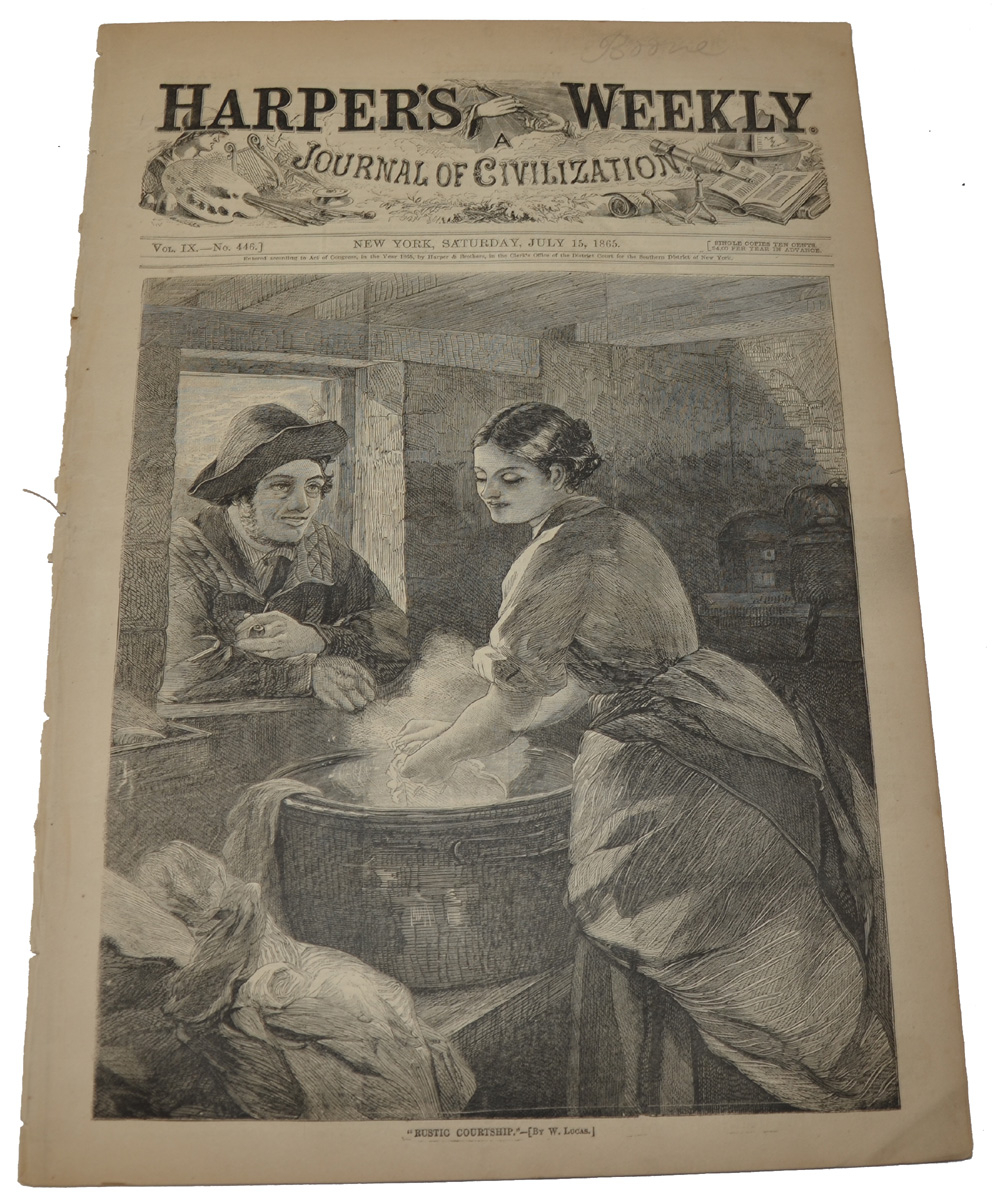 HARPER’S WEEKLY, NEW YORK, JULY 15, 1865 – GETTYSBURG, 4TH OF JULY
