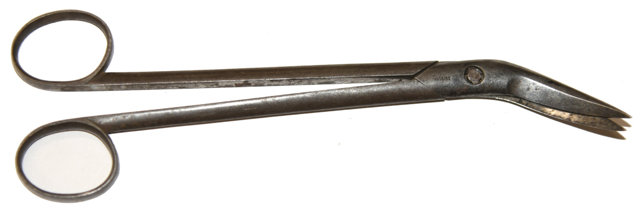 MAKER MARKED 19TH CENTURY CURVED SCISSORS