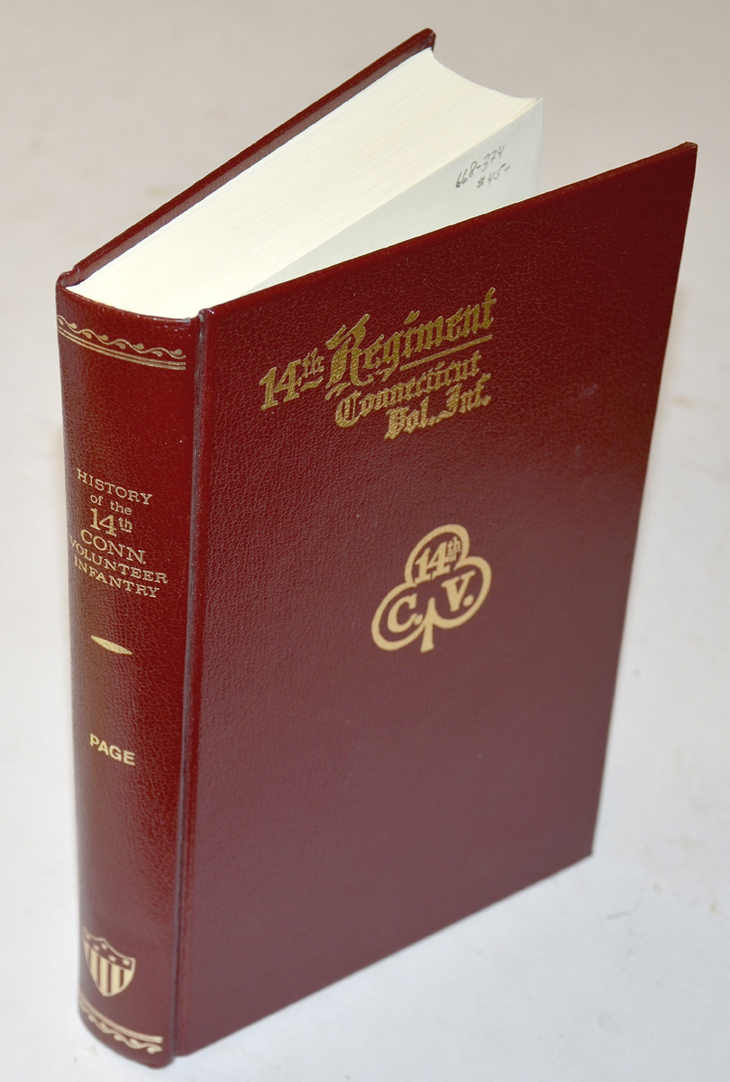 REPRINT COPY OF THE HISTORY OF THE 14TH CONNECTICUT