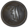 EXCAVATED CS INFATNRY LINED OLD ENGLISH “I’ COAT BUTTON