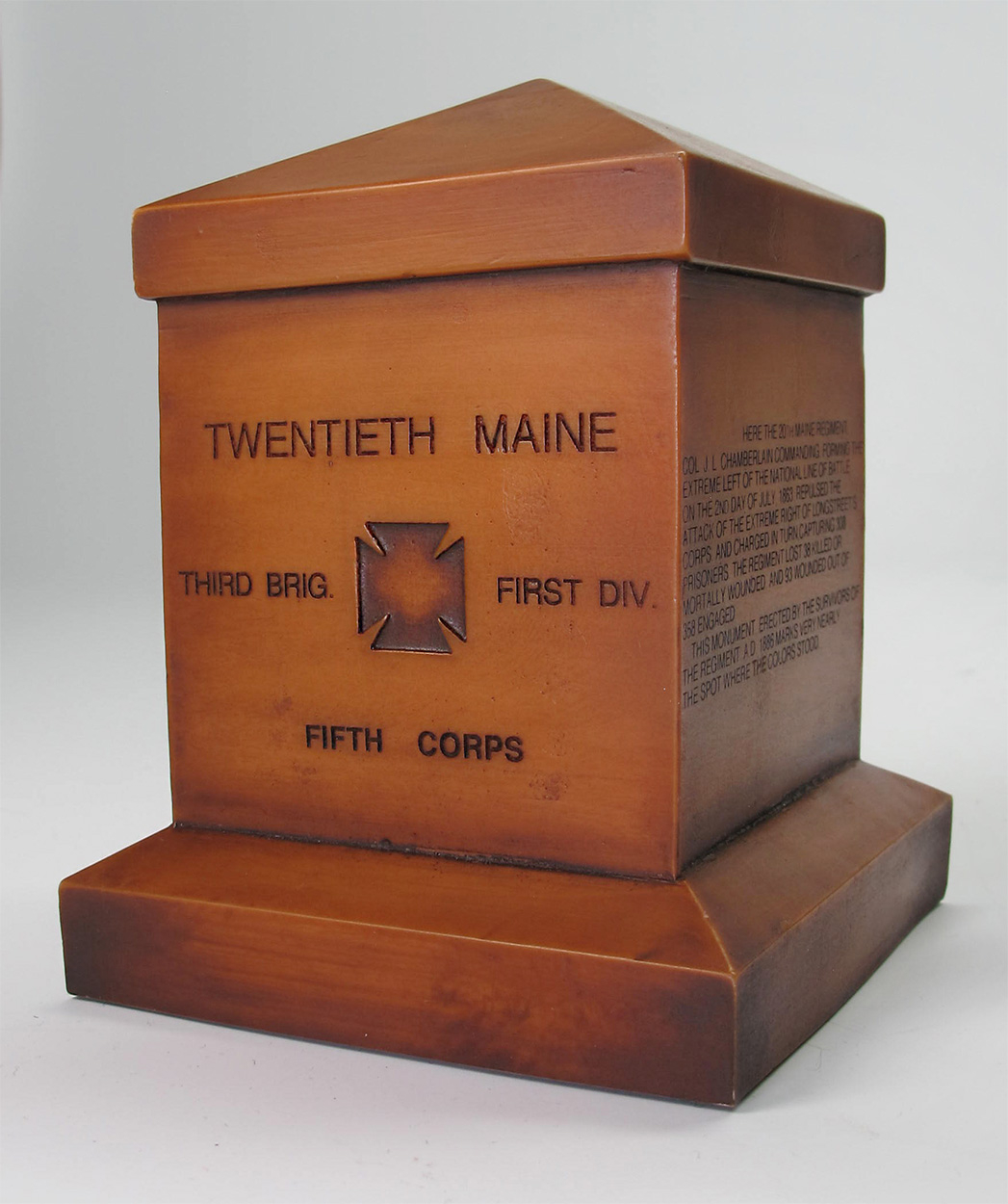 20TH MAINE MONUMENT REPLICA BY GARY CASTEEL