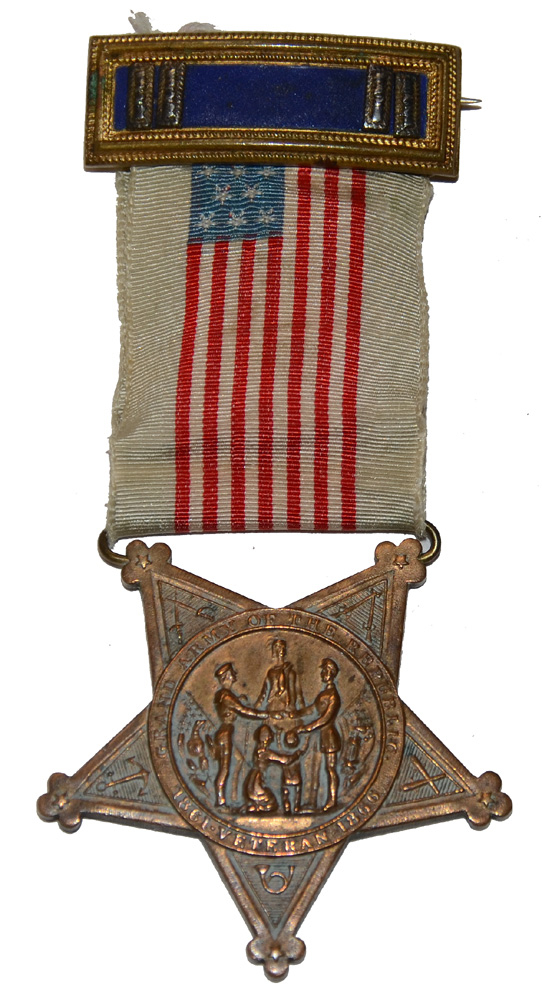 GAR LOCAL POST OFFICER’S MEMBERSHIP BADGE