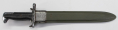 M1942 BAYONET GROUND INTO M1 BAYONET WITH SCABBARD MADE BY PAL 