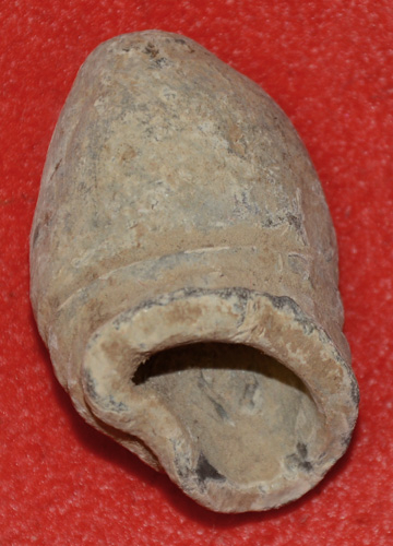FIRED US .69 CAL. MINIE BALL RECOVERED ON LITTLE ROUND TOP, GETTYSBURG