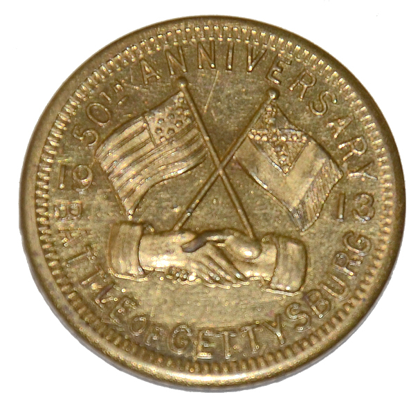 GETTYSBURG 50TH ANNIVERSARY TOKEN WITH THE LORD’S PRAYER