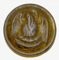 EXCAVATED LOUISIANA STATE SEAL COAT BUTTON