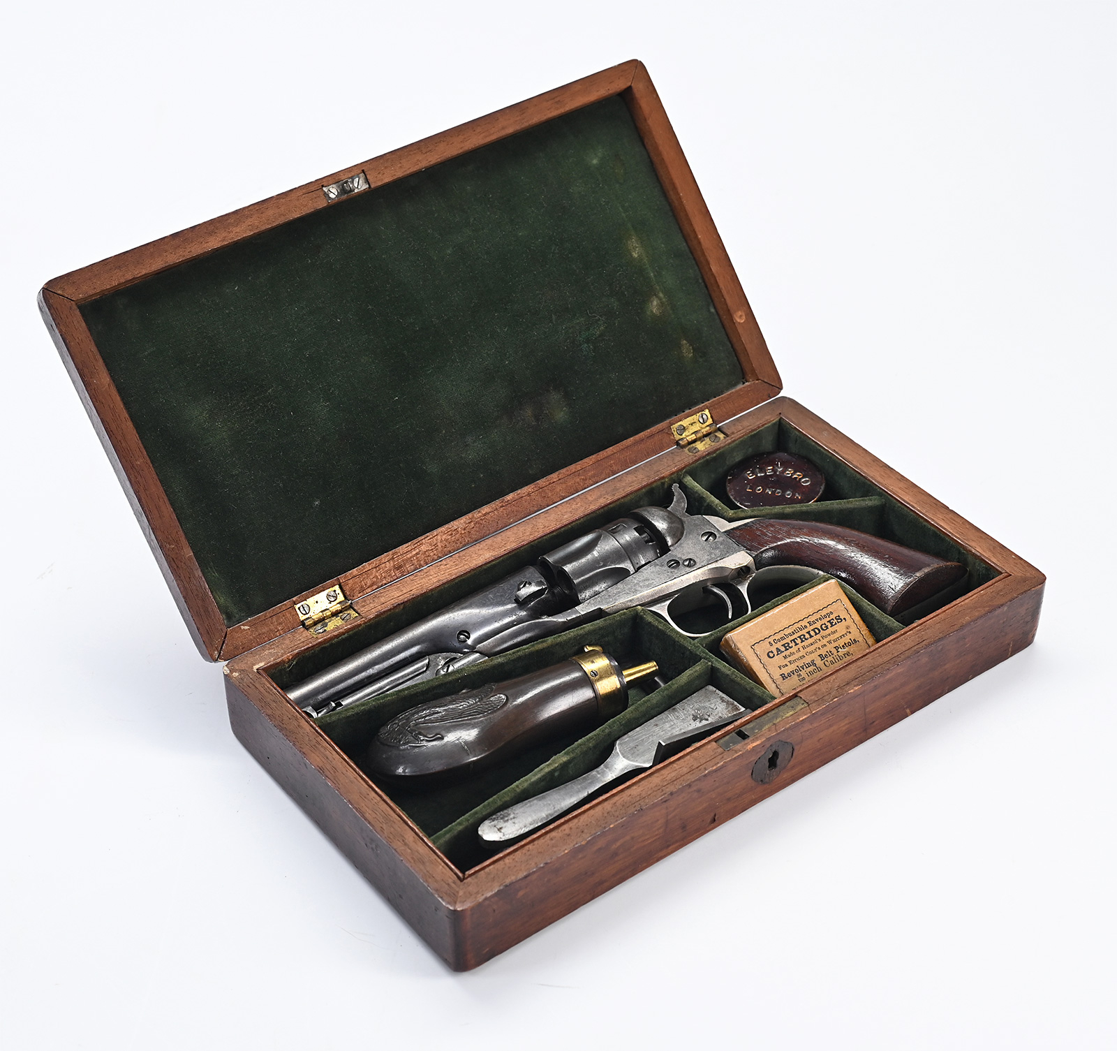CASED METROPOLITAN POLICE REVOLVER