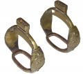 PAIR OF MEXICAN WAR OFFICER’S STIRRUPS
