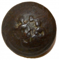 EXCAVATED NORTH CAROLINA STATE SEAL COAT BUTTON
