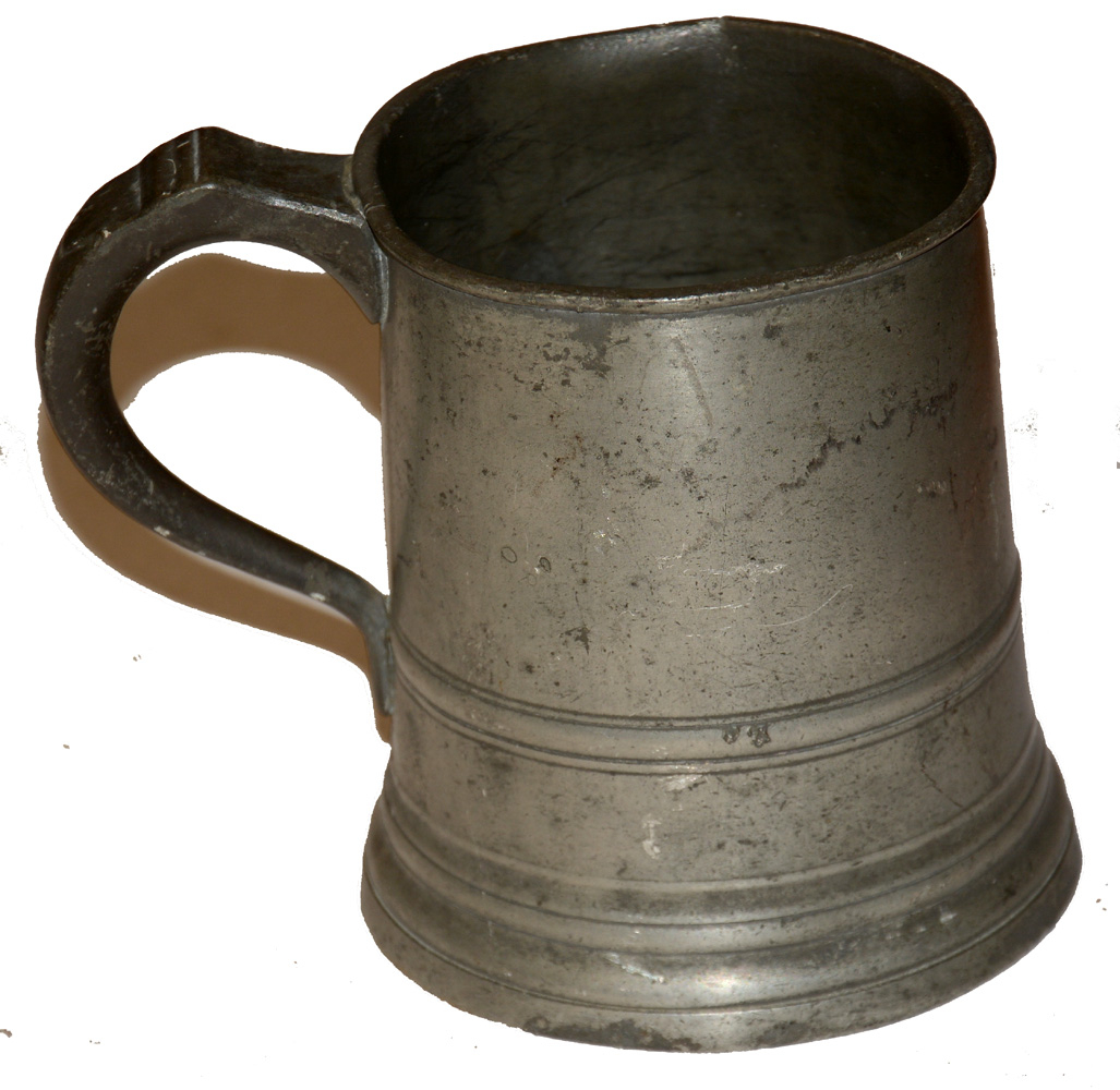 PEWTER ONE PINT TANKARD