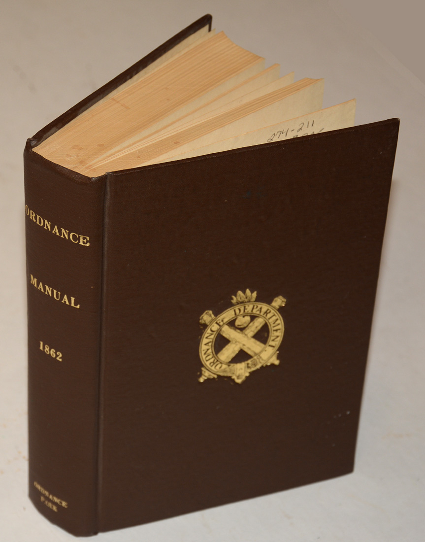NICE LIMITED EDITION REPRODUCTION COPY OF THE 1862 ORDNANCE MANUAL