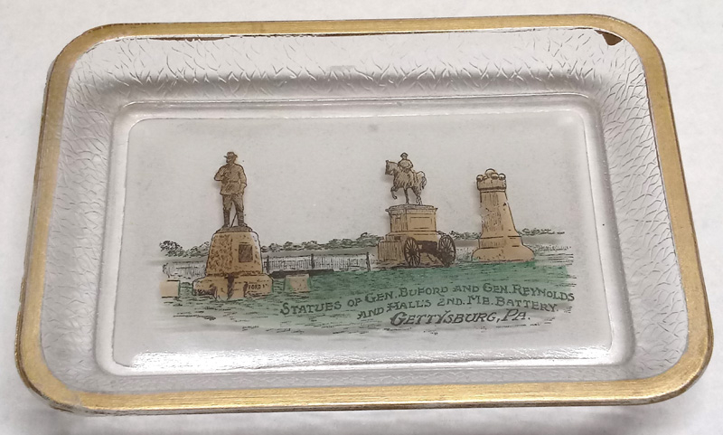 BUFORD, REYNOLDS & HALL'S 2nd ME BATTERY SOUVENIR DISH 