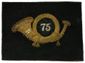 BEAUTIFUL 75th INFANTRY REGIMENT OFFICER’S HAT INSIGNIA