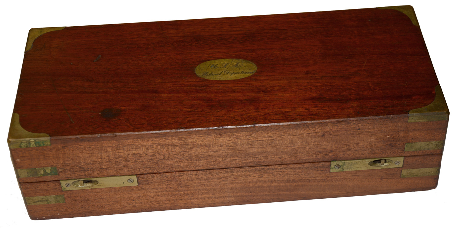 EMPTY SURGEON’S KIT MARKED “U.S.A. MEDICAL DEPARTMENT”
