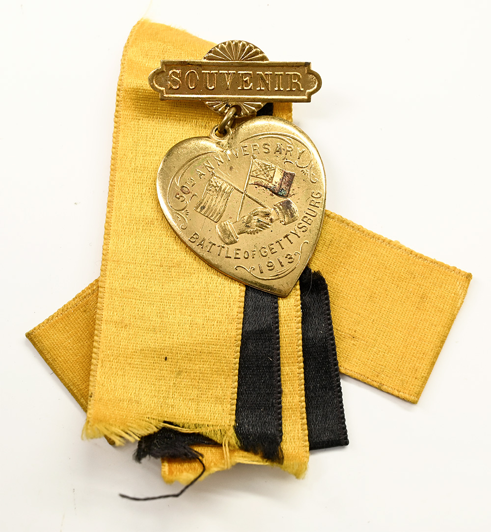 GETTYSBURG 50th ANNIVERSARY SOUVENIR BADGE