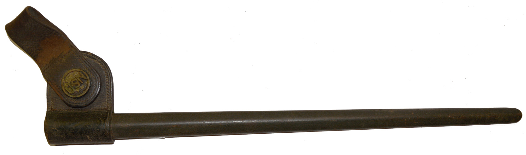 45-70 TRAP DOOR BAYONET SCABBARD WITH U.S. NAVY ROSETTE