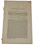 THE BALTIMORE LITERARY AND RELIGIOUS MAGAZINE--“AUGUST 1840.”  