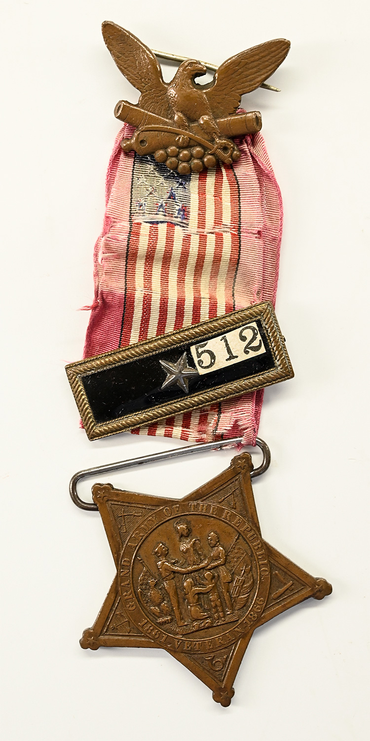 EARLY TYPE 3 G.A.R. MEDAL FROM THE MOLLUS COLLECTION