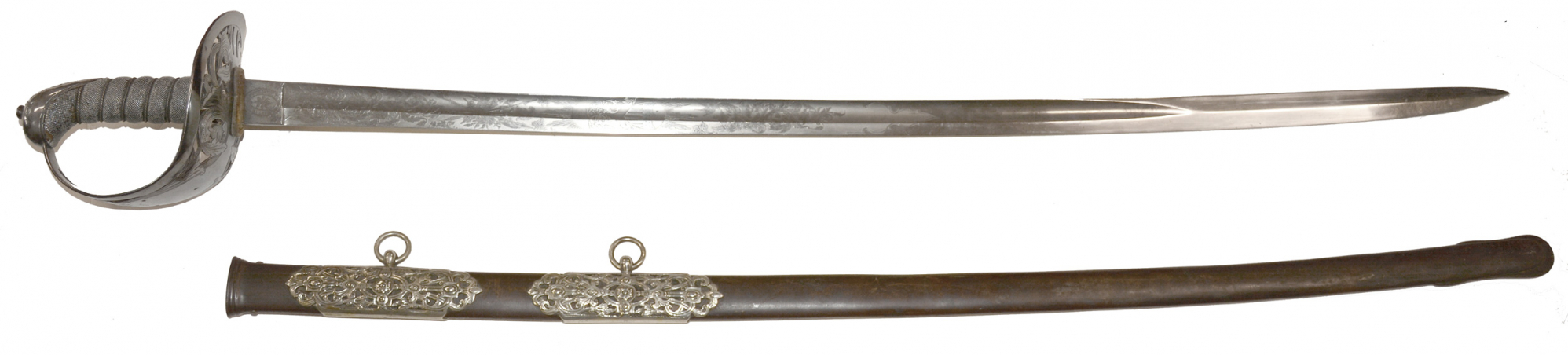 BEAUTIFUL TIFFANY CIVIL WAR PRESENTATION GRADE CAVALRY OFFICER’S SABER