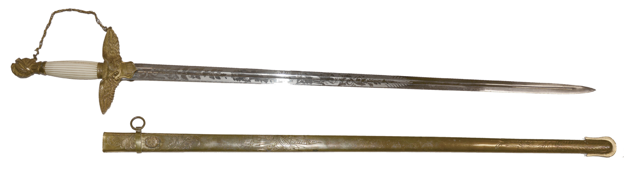Ca. 1834-1840 MILITIA OFFICER’S SWORD BY N.P. AMES SPRINGFIELD MASS.