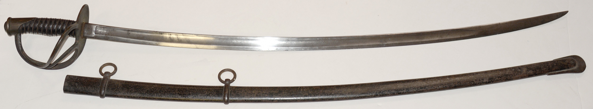 SCARCE UNMARKED 1864 DATED ROBY CAVALRY SABER