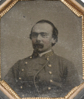 NINTH –PLATE TINTYPE OF A CONFEDERATE CAPTAIN