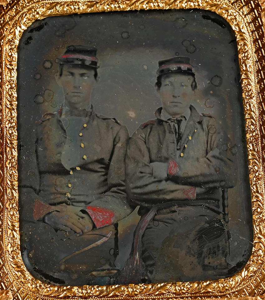 TWO CONFEDERATE ARTILLERYMEN