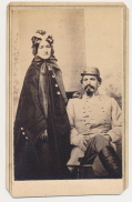 IMAGE OF CONFEDERATE GENERAL JOHN HUNT MORGAN & WIFE