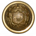 WISCONSIN STATE SEAL BUTTON, COAT SIZE