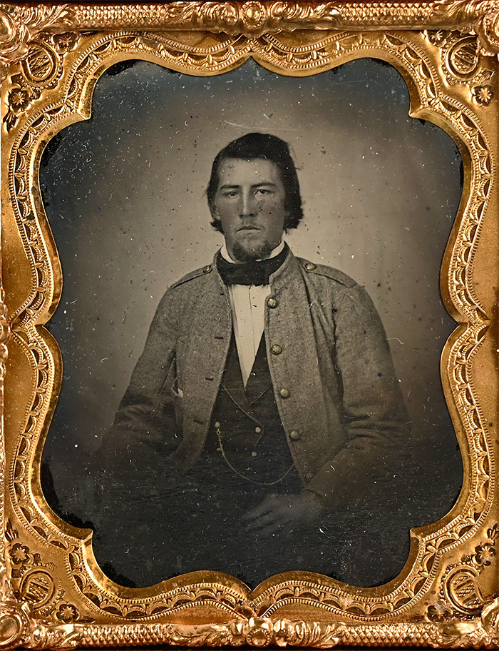 CONFEDERATE PRIVATE IN SHELL JACKET – JUST JOINED UP?