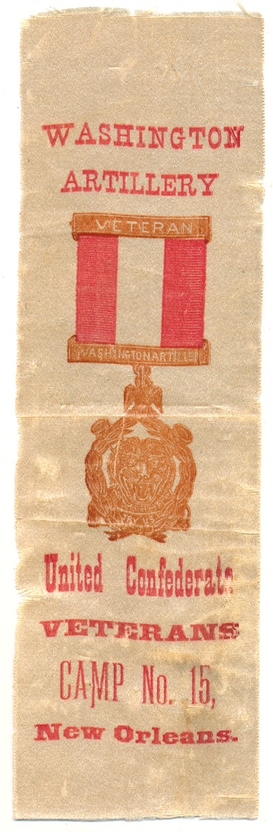 UCV WASHINGTON ARTILLERY COMPANY RIBBON