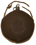 MODEL 1858 BULLSEYE CANTEEN WITH CORK, COVER, AND PARTIAL SLING