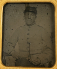CONFEDERATE SOLDIER IN UNIFORM, LOY FAMILY OF VIRGINIA