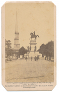 CDV OF THE GEORGE WASHINGTON MONUMENT IN RICHMOND