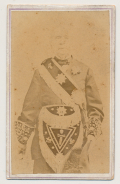 CDV OF WILLIAM NELSON PENDLETON IN MASONIC OUTFIT