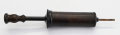 EXTRA LARGE CIVIL WAR HARD RUBBER SYRINGE – MAKER MARKED