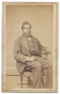 CDV OF AFRICAN-AMERICAN MAN FROM MINNEAPOLIS