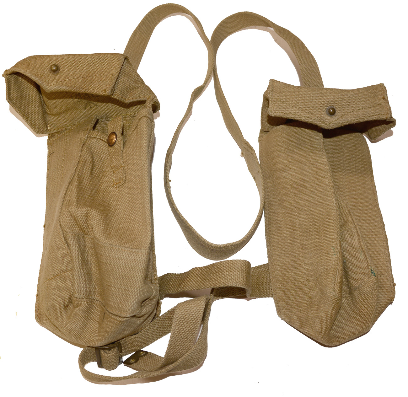 WORLD WAR TWO BRITISH AMMO POUCHES DATED 1940